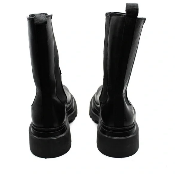 Aqua Black Ankle Boots - Picture 8 of 14